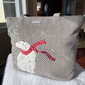 RARE Vera Bradley Tote - "Winter" Polar Bear Design - Beautiful